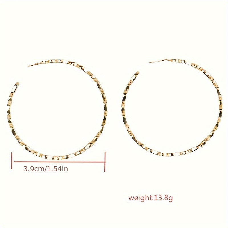 Seyla - Opal Drop Hoop Earrings
