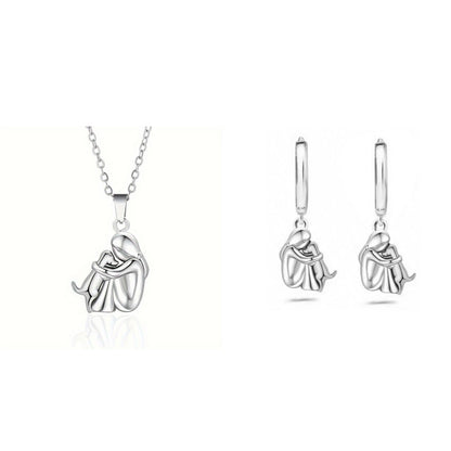 Loyal Companion Necklace & Earrings Set