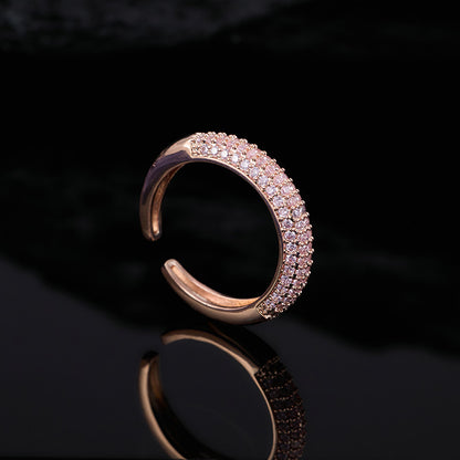 Turquoise Geometry Open Ring