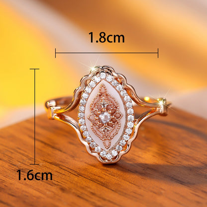 Lace-Inspired Diamond Ring